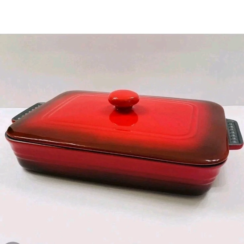 Parini Red Rectangle Baker - Picture 3 of 5